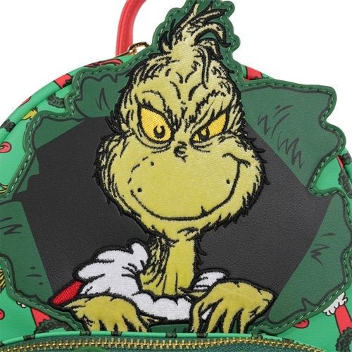 ToyShnip Loungefly How the Grinch Stole Christmas Grinch Christmas Present Mini-Backpack - Entertainment Earth Exclusive —