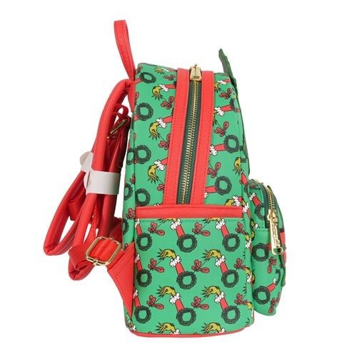 ToyShnip Loungefly How the Grinch Stole Christmas Grinch Christmas Present Mini-Backpack - Entertainment Earth Exclusive —