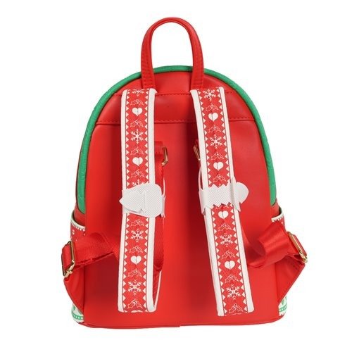 ToyShnip Loungefly How the Grinch Stole Christmas Grinch Christmas Sweater Mini-Backpack - Entertainment Earth Exclusive —