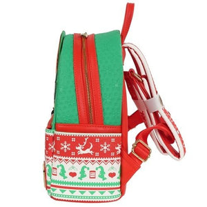 ToyShnip Loungefly How the Grinch Stole Christmas Grinch Christmas Sweater Mini-Backpack - Entertainment Earth Exclusive —