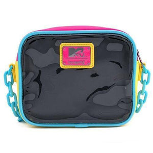 ToyShnip Loungefly MTV Clear Pouch Crossbody Purse — Backpacks