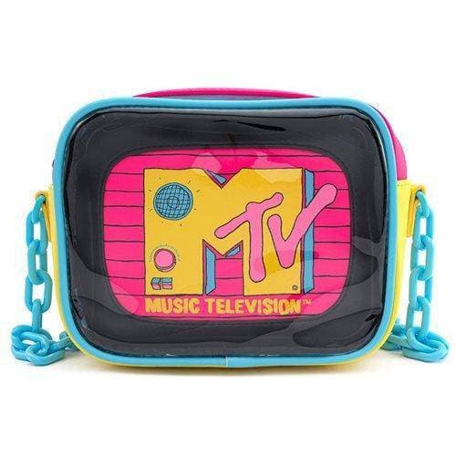 ToyShnip Loungefly MTV Clear Pouch Crossbody Purse — Backpacks