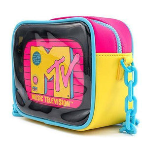ToyShnip Loungefly MTV Clear Pouch Crossbody Purse — Backpacks