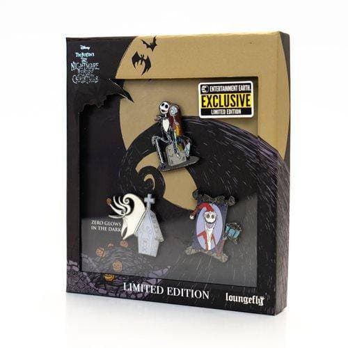 ToyShnip Loungefly Nightmare Before Christmas 3-Piece Pin Set - Entertainment Earth Exclusive — Backpacks