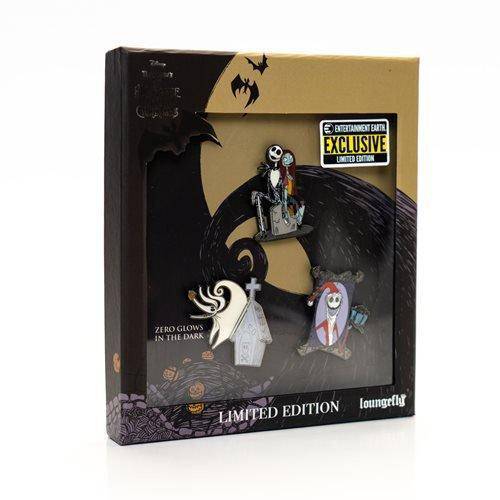 ToyShnip Loungefly Nightmare Before Christmas 3-Piece Pin Set - Entertainment Earth Exclusive — Backpacks