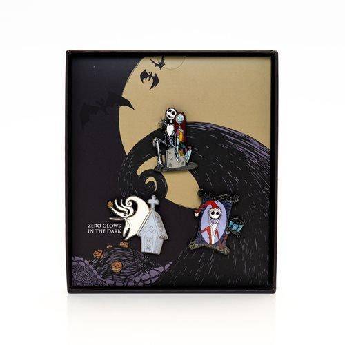 ToyShnip Loungefly Nightmare Before Christmas 3-Piece Pin Set - Entertainment Earth Exclusive — Backpacks
