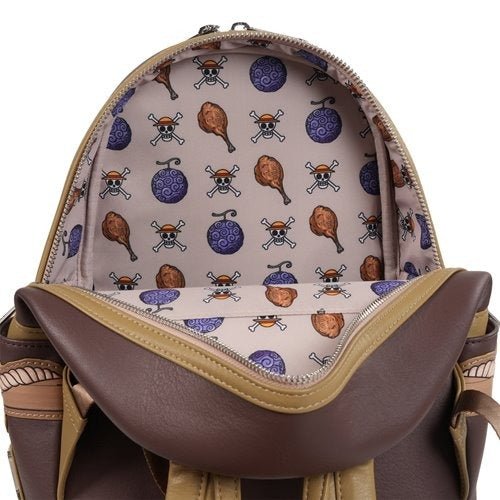 ToyShnip Loungefly One Piece Wanted Dead or Alive Monkey D. Luffy Mini-Backpack - Entertainment Earth Exclusive — Backpacks