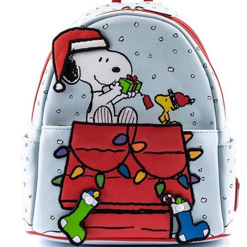 ToyShnip Loungefly Peanuts Gift Giving Snoopy & Woodstock Mini-Backpack — Backpacks