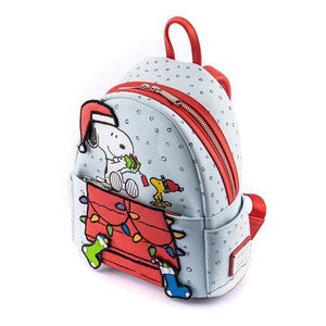 ToyShnip Loungefly Peanuts Gift Giving Snoopy & Woodstock Mini-Backpack — Backpacks
