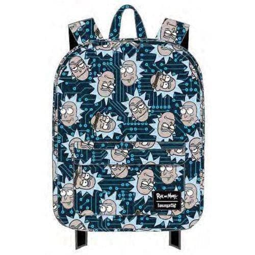 ToyShnip Loungefly Rick and Morty Computer Chip Rick Nylon Backpack — Backpacks