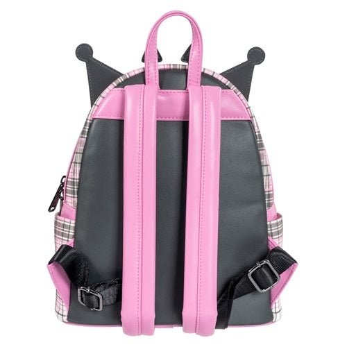 ToyShnip Loungefly Sanrio Kuromi Flames and Plaid Mini-Backpack - Entertainment Earth Exclusive — Backpacks