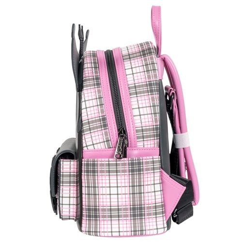 ToyShnip Loungefly Sanrio Kuromi Flames and Plaid Mini-Backpack - Entertainment Earth Exclusive — Backpacks