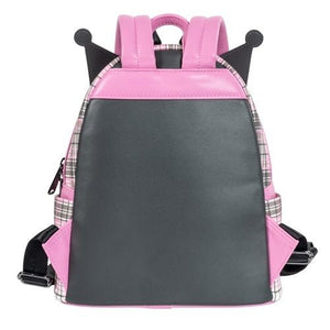 ToyShnip Loungefly Sanrio Kuromi Flames and Plaid Mini-Backpack - Entertainment Earth Exclusive — Backpacks