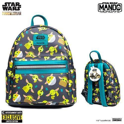 ToyShnip Loungefly Star Wars The Mandalorian The Child Mini-Backpack - Entertainment Earth Exclusive — Backpacks