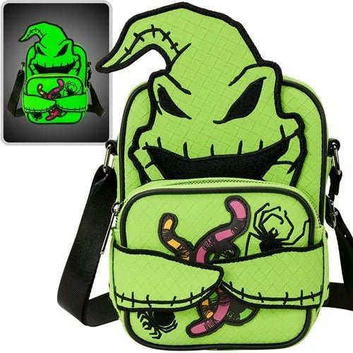 ToyShnip Loungefly The Nightmare Before Christmas Oogie Boogie Glow-in-the-Dark Crossbuddies Bag — Backpacks