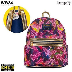 ToyShnip Loungefly Wonder Woman 1984 WW84 Mini-Backpack - Entertainment Earth Exclusive — Toys & Games