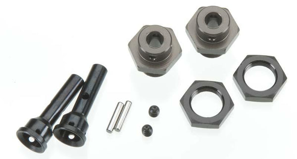 Tekno RC TKR1654-17 17mm M6 Driveshaft Hub Adapter Set Stampede/Slash 4x4 2WD