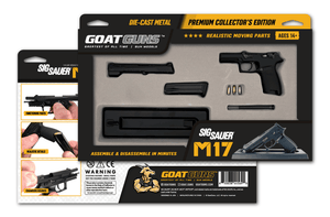 GoatGuns SIG Sauer M17 model Pistol in black — Diecast Model Guns