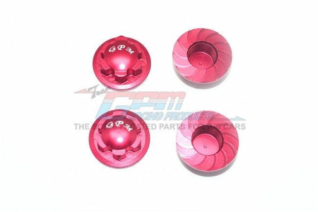 GPM MAK005-RED ALUMINUM WHEEL LOCK Arrma Kraton OUTCAST TALION SENTON