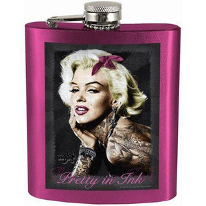 Marilyn Monroe Pretty in Ink 7oz. Hip Flask