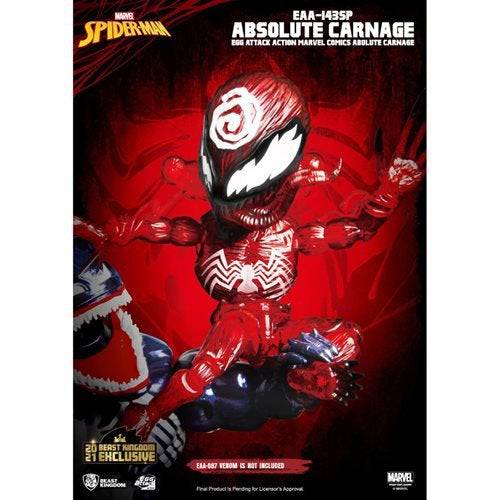 ToyShnip Marvel Comics Absolute Carnage EAA-143SP Beast Kingdom Summer Exclusive Action Figure — Action & Toy Figures