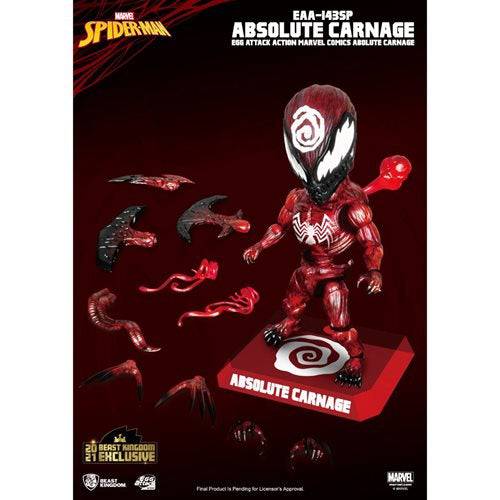 ToyShnip Marvel Comics Absolute Carnage EAA-143SP Beast Kingdom Summer Exclusive Action Figure — Action & Toy Figures