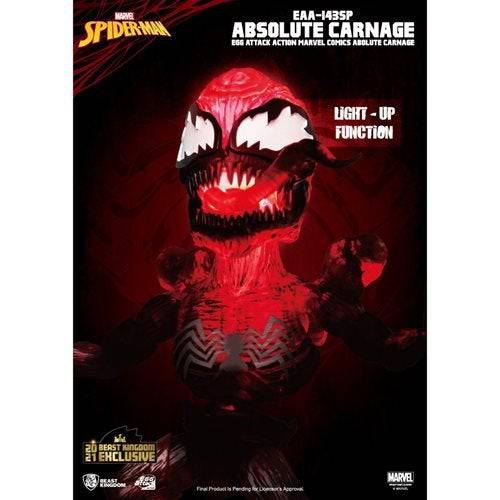 ToyShnip Marvel Comics Absolute Carnage EAA-143SP Beast Kingdom Summer Exclusive Action Figure — Action & Toy Figures