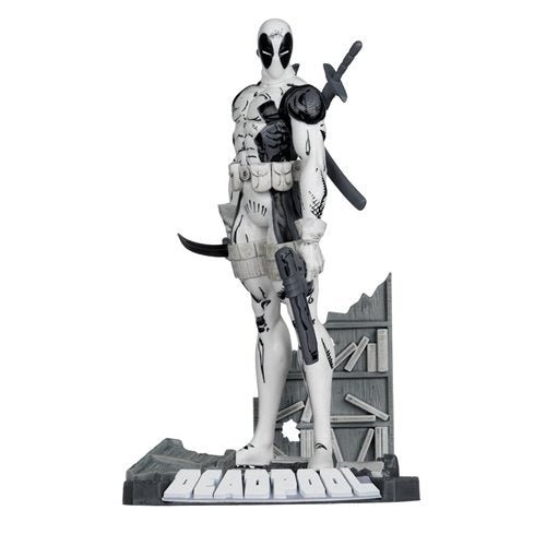 ToyShnip Marvel Deadpool The New Mutants #98 Line Art 1:10 Scale Posed Figure with Scene - Gold Label Exclusive — Action &