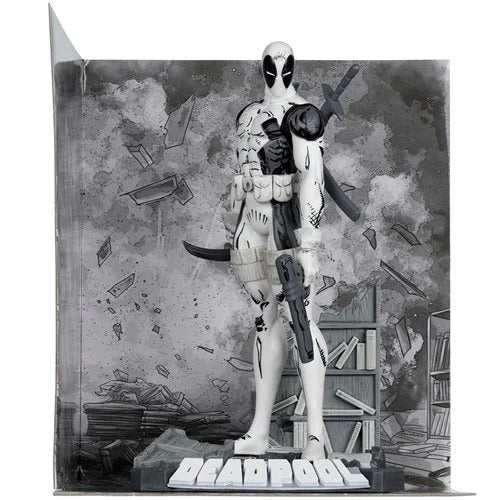 ToyShnip Marvel Deadpool The New Mutants #98 Line Art 1:10 Scale Posed Figure with Scene - Gold Label Exclusive — Action &