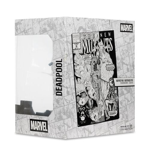 ToyShnip Marvel Deadpool The New Mutants #98 Line Art 1:10 Scale Posed Figure with Scene - Gold Label Exclusive — Action &