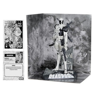 ToyShnip Marvel Deadpool The New Mutants #98 Line Art 1:10 Scale Posed Figure with Scene - Gold Label Exclusive — Action &