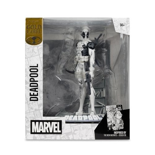ToyShnip Marvel Deadpool The New Mutants #98 Line Art 1:10 Scale Posed Figure with Scene - Gold Label Exclusive — Action &