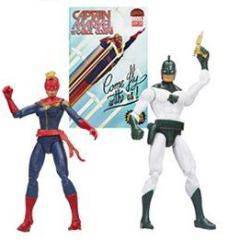 ToyShnip Marvel Legends 3 3/4-Inch Comic Packs - Cosmic Marvels - Mar-vell & Carol Danvers — Toys & Games
