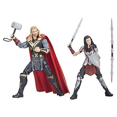 ToyShnip Marvel Legends Cinematic Universe 10th Anniversary Thor and Sif 6-Inch Action Figure — Toys & Games