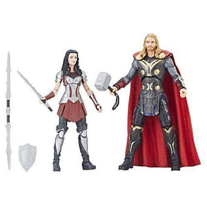 ToyShnip Marvel Legends Cinematic Universe 10th Anniversary Thor and Sif 6-Inch Action Figure — Toys & Games