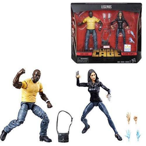 ToyShnip Marvel Legends Series 6-inch Luke Cage and Claire Temple 6-Inch Action Figure 2- — Toys & Games