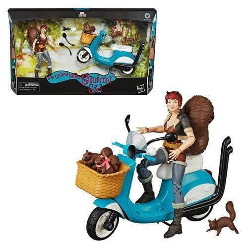 ToyShnip Marvel Legends The Unbeatable Squirrel Girl 6-Inch Action Figure with Vespa Vehicle — Toys & Games