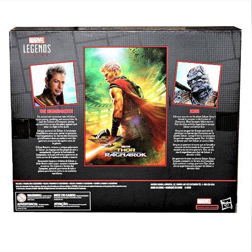 ToyShnip Marvel Legends Thor Ragnarok Grandmaster and Korg 6-Inch Action Figures — Toys & Games