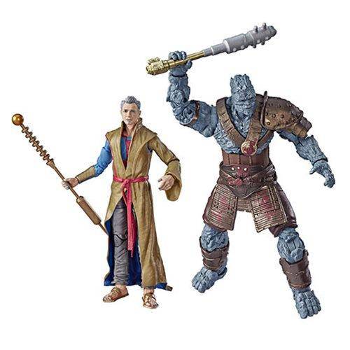 ToyShnip Marvel Legends Thor Ragnarok Grandmaster and Korg 6-Inch Action Figures — Toys & Games