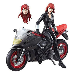 ToyShnip Marvel Legends Vehicle Series 6-inch Black Widow with Motorcycle — Toys & Games