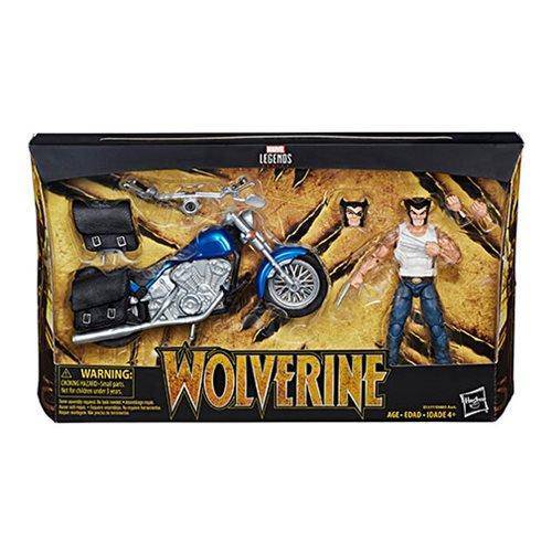 ToyShnip Marvel Legends Vehicle Ultimate Action Figures: Wolverine and Motorcycle — Toys & Games