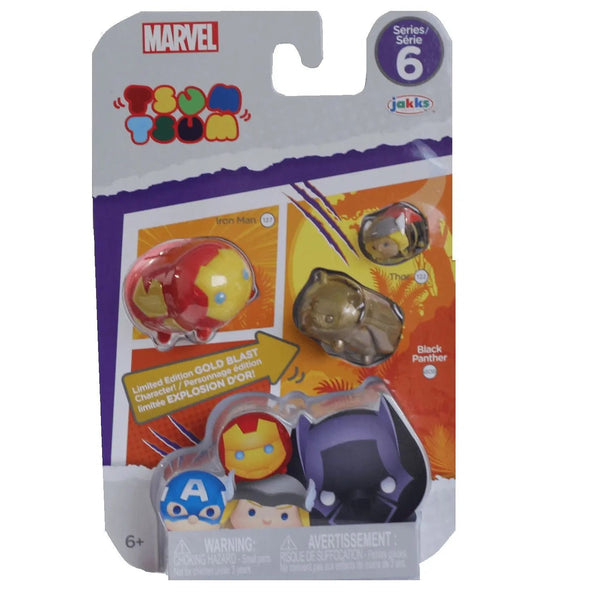 ToyShnip Marvel Tsum Tsum 3-Pack Mini-Figures Series 6: Select Figure(s) — Action Figure
