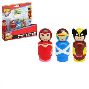 ToyShnip Marvel’s Mutants Pin Mates Wooden Collectibles Set of 3 – Convention Exclusive — Toys & Games