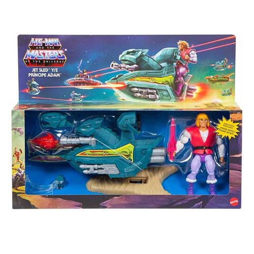 ToyShnip Masters of the Universe Origins 5.5" Sky Sled and Prince Adam — Action & Toy Figures