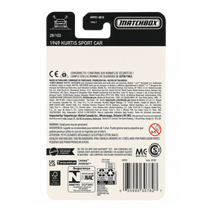 Matchbox 1949 Kurtis Sport Car | Matchbox Series 28/102 - Echo Six Hobbies