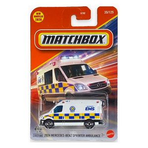 Matchbox 2024 Mercedes-Benz Sprinter Ambulance | Matchbox Series 35/125
