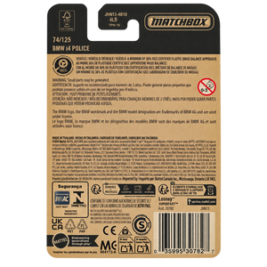 Matchbox BMW i4 Police | Matchbox Series 74/125