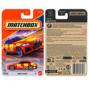 Matchbox BMW i4 Police | Matchbox Series 74/125