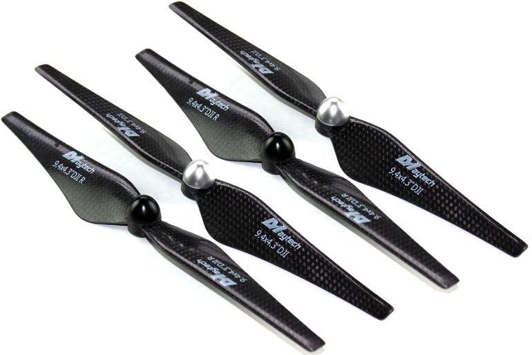 PowerHobby Maytech 9443 DJI Phantom 2 Vision Self Tightening Carbon Fiber Propeller 9.4x4.3