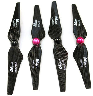 2 Pair 9" 9443 Carbon Fiber DJI Phantom 2 Vision+ Self-Tightening Propeller Prop